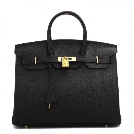 Rosaire « Orietta » Calfskin Leather Satchel Top Handle Bag