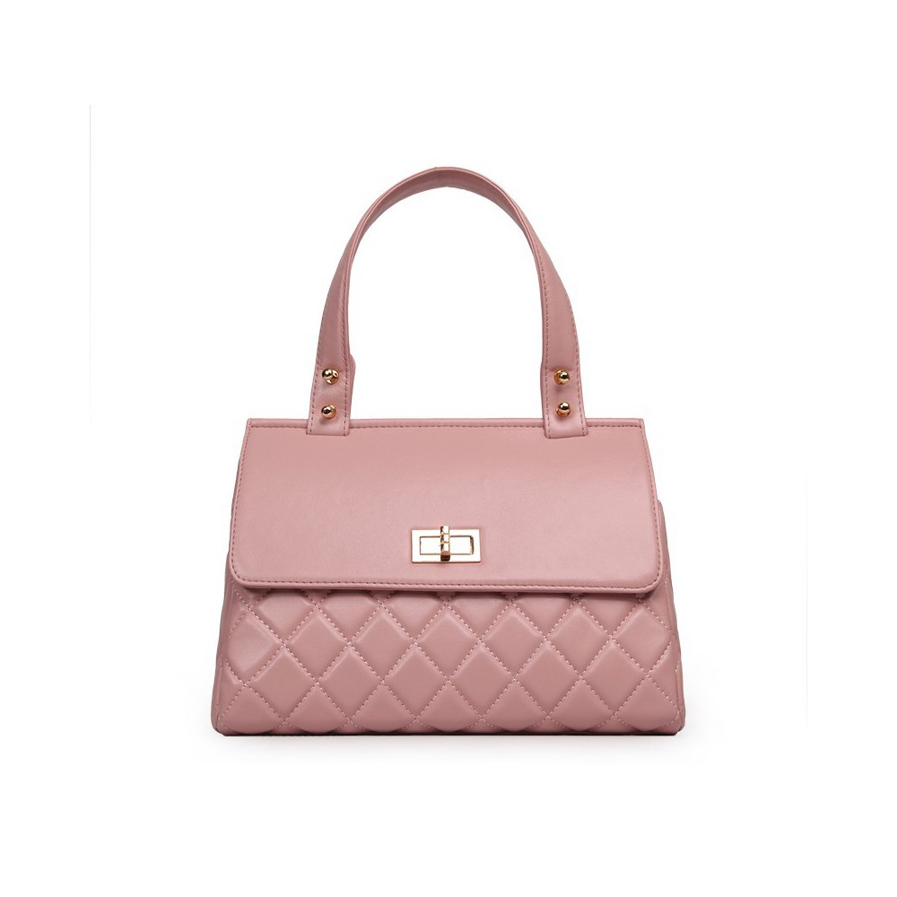 Rosaire Genuine Leather Bag Pink 76129