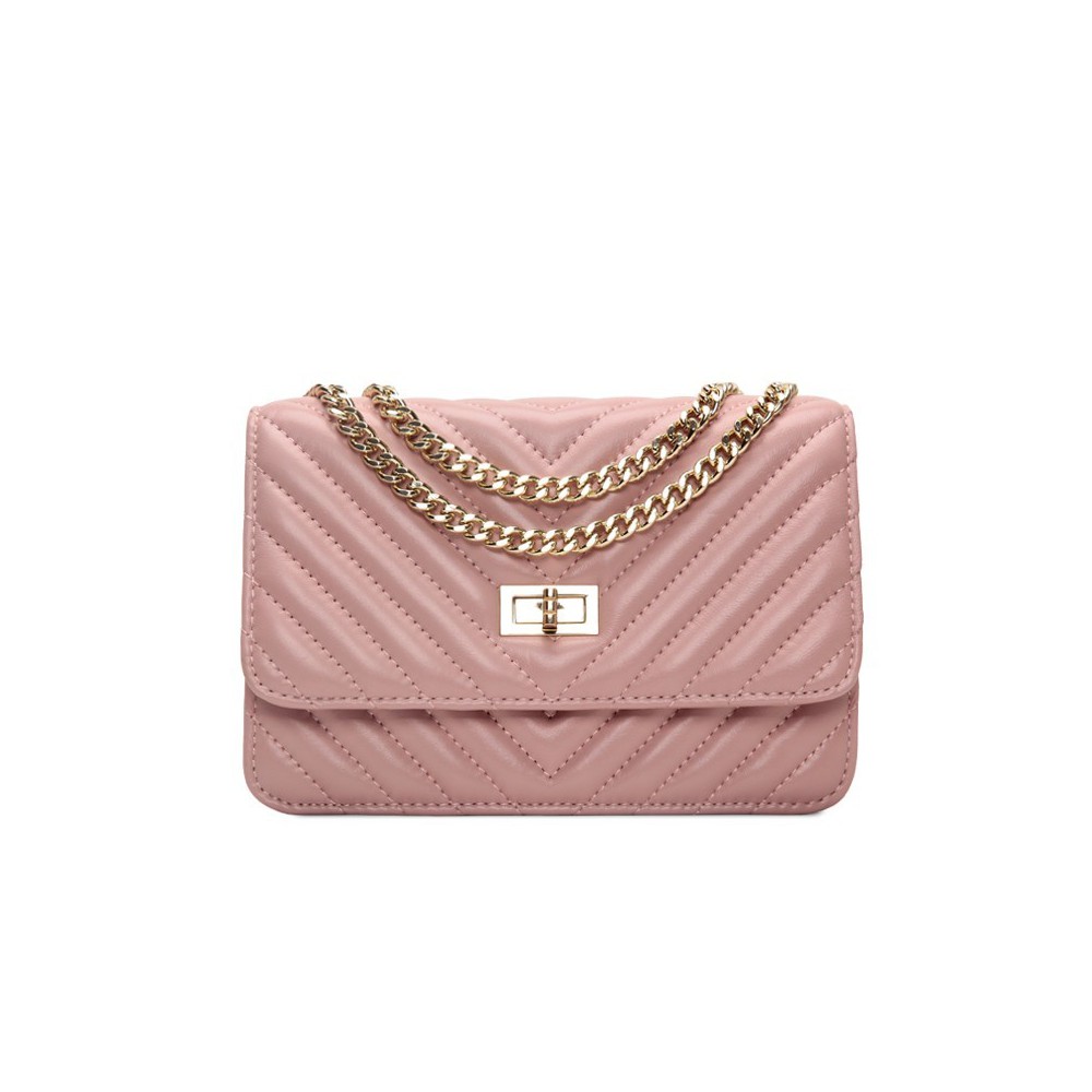 Rosaire Genuine Leather Bag Pink 76140