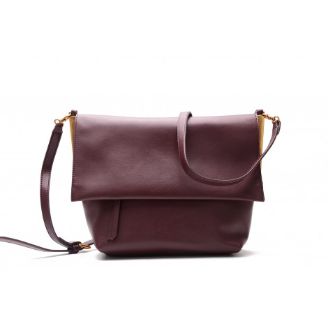 Eldora Sac à main porté épaule en cuir Rouge 76226