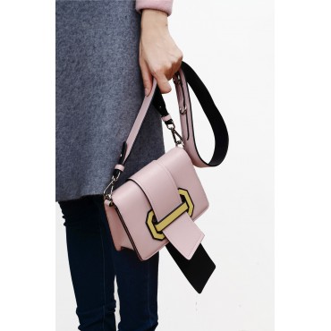 Eldora Sac à main porté épaule en cuir Rose 76233