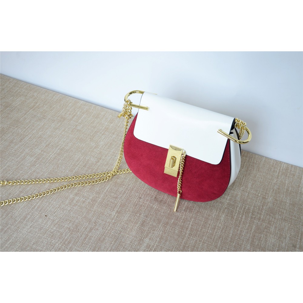 Dark red shoulder discount bag