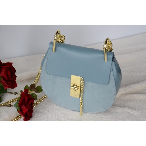  Eldora Sac à main porté épaule en cuir Bleu 76228