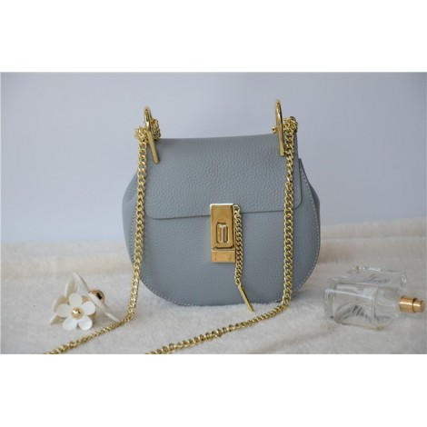  Eldora Genuine Leather Shoulder Bag Light Blue 76228