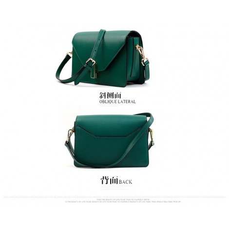 Saddle Bag Green - Women's Handbag | Saint + Sofia® USA