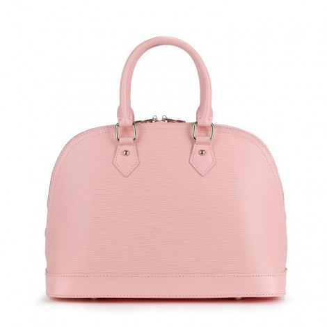 Manon Sac à Main Shopping Cabas en Vrai Cuir de Vache Rose 75338