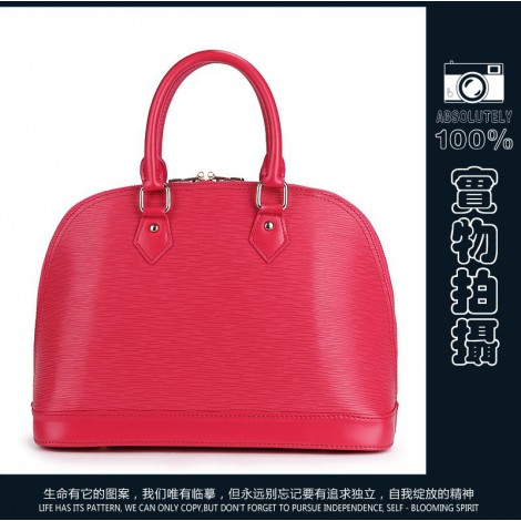 Manon Genuine Leather Tote Bag Magenta 75338