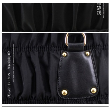 Genuine Leather Tote Bag Black 75609